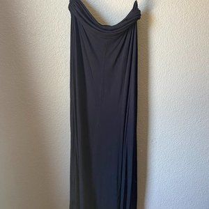 Comfortable Long Black Skirt